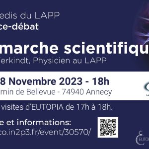 Conférence-Débat : La démarche scientifique, par Didier Verkindt –                          8 Novembre 2023