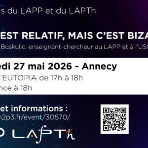 Conférence et visites : « Tout est relatif, mais c’est bizarre » et visites d&rsquo;EUTOPIA