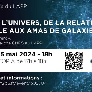 Conférence : Simuler l’Univers, de la relativité générale aux amas de galaxies – 15 mai 2024